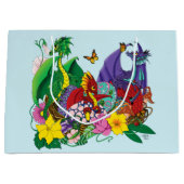 Baby Dragon Nest Fantasy Große Geschenktüte (Vorderseite)