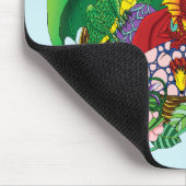 Baby Dragon Nest Fantasy Mousepad (Ecke)