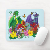Baby Dragon Nest Fantasy Mousepad (Mit Mouse)