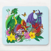 Baby Dragon Nest Fantasy Mousepad (Vorne)