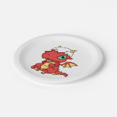 Baby Dragon Pappteller (Schrägansicht)