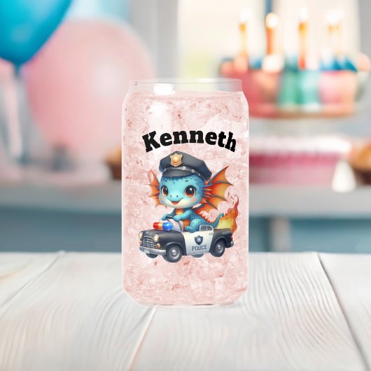 Baby Dragon Polizist, der Träume jagt! Dosenglas (Insitu (Baby Party))