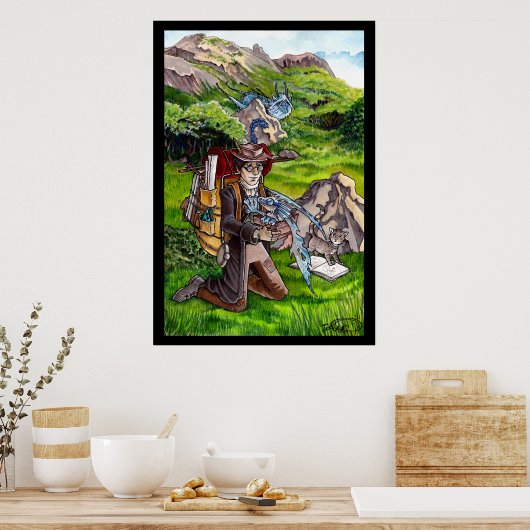 Baby Dragon Poster (Küche)