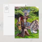 Baby Dragon Postkarte (Vorne/Hinten)