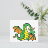 Baby Dragon Postkarte (Stehend Vorderseite)