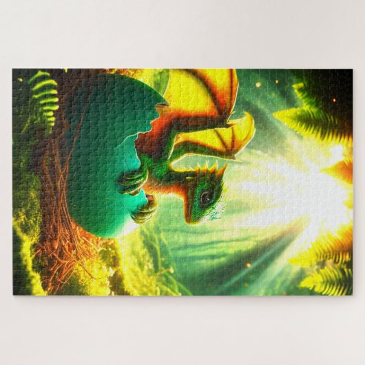 Baby Dragon Puzzle (Horizontal)