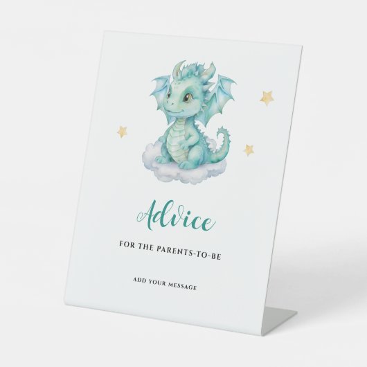 Baby Dragon Ratgeber Eltern Sockelschild (Vorderseite)