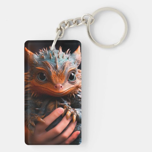 Baby Dragon Schlüsselanhänger (Rückseite)