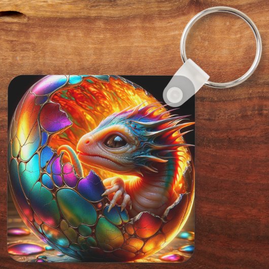 Baby Dragon Schlüsselanhänger (Rückseite)
