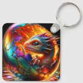Baby Dragon Schlüsselanhänger (Rückseite)