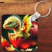 Baby Dragon Schlüsselanhänger (Rückseite)