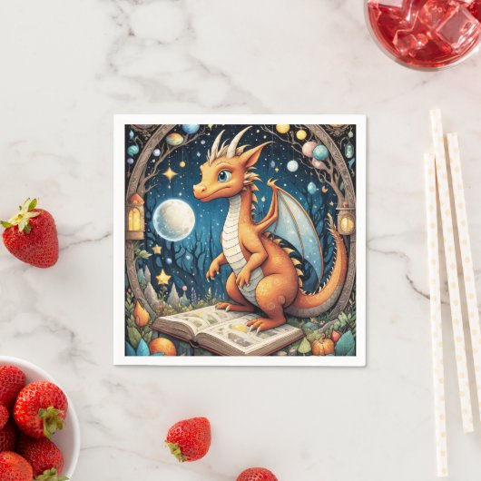 Baby Dragon Serviette (Beispiel)