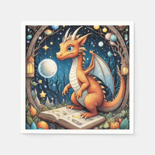 Baby Dragon Serviette (Vorderseite)