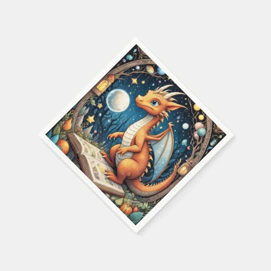 Baby Dragon Serviette (Ecke)