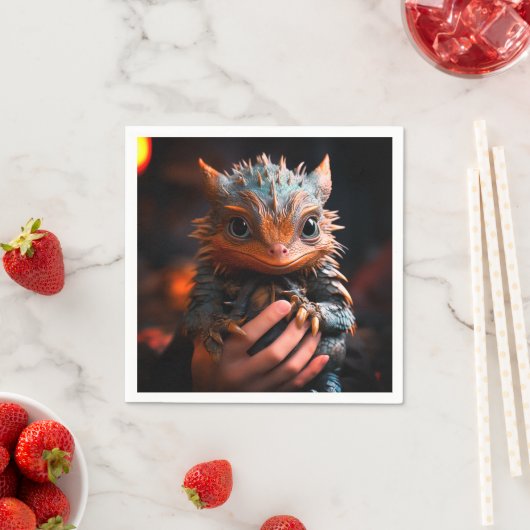 Baby Dragon Serviette (Beispiel)
