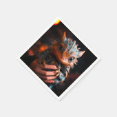 Baby Dragon Serviette (Ecke)