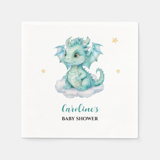 Baby Dragon Serviette (Vorderseite)