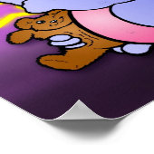 Baby Dragon Sind zum Kotzen Daumen (Lila) - Drucke (Ecke)