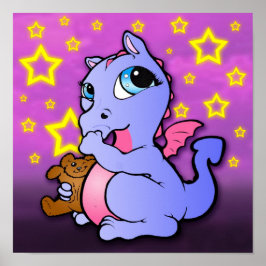 Baby Dragon Sind zum Kotzen Daumen (Lila) - Drucke