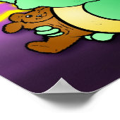 Baby Dragon Sind zum Kotzen Thumb (grün) - Print Poster (Ecke)