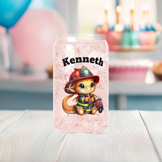 Baby Dragon spielt Feuerwehrausrüstung Dosenglas (Insitu (Baby Party))