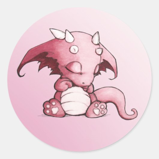 Baby Dragon Sticker (Vorderseite)