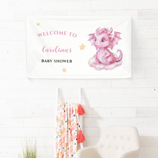 Baby Dragon Welcome Banner (Insitu)