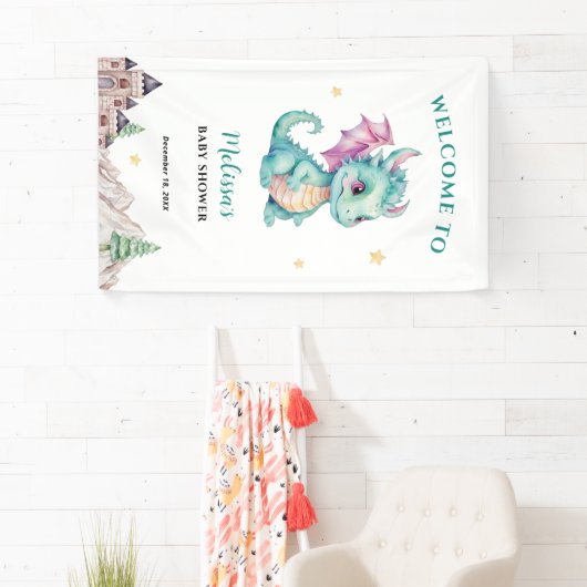 Baby Dragon Welcome Banner (Insitu)