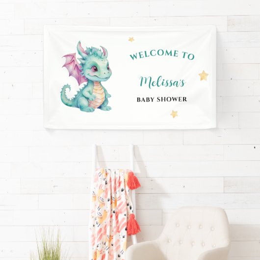 Baby Dragon Welcome Banner (Insitu)