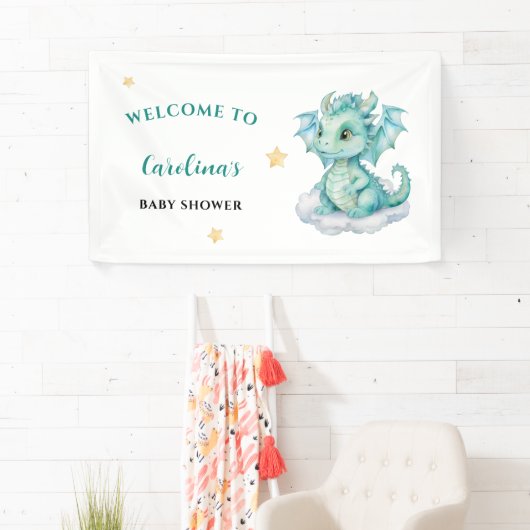 Baby Dragon Welcome Banner (Insitu)