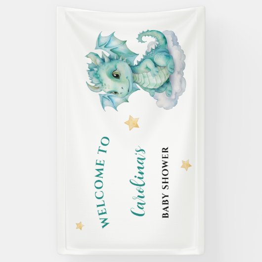 Baby Dragon Welcome Banner (Vertikal)