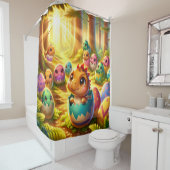 Baby Dragons Duschvorhang (Beispiel)