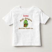 Baby Dragons Need Their Hoards Too Halloween Candy Kleinkind T-shirt (Vorderseite)