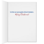 Baby, draußen ist es kalt. Weihnachtskarte (Innen (Rechts))