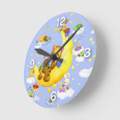 Baby-Dream Runde Wanduhr (Winkel)