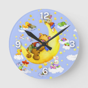 Baby-Dream Runde Wanduhr