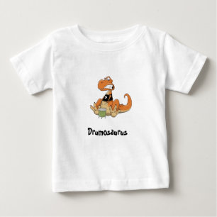 Baby Drummer Dinosaure T - Shirt
