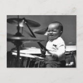 Baby Drummer Postkarte (Vorderseite)