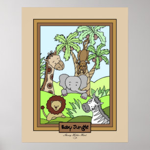 Baby Dschungel 20 Poster