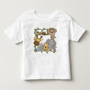 Baby-Dschungel-Tier-T-Shirts und Geschenke Kleinkind T-shirt
