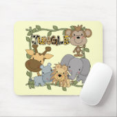 Baby-Dschungel-Tier-T-Shirts und Geschenke Mousepad (Mit Mouse)