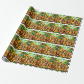 Baby-Dschungeltiere Geschenkpapier (Ungerollt)