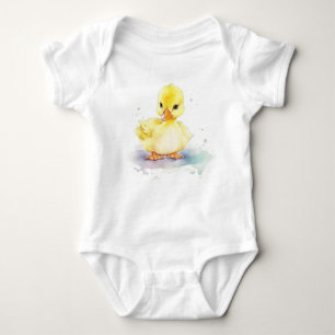 Baby Duck 2 Wasserfarbe Baby Strampler