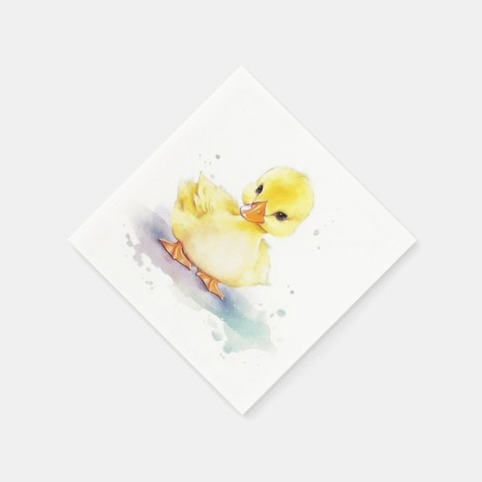 Baby Duck 2 Wasserfarbpapier Napkin Serviette (Ecke)
