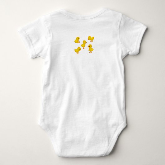 Baby Duck Bodysuit Baby Strampler (Rückseite)