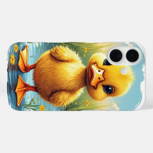 Baby Duck Case-Mate iPhone Hülle (Rückseite (Horizontal))