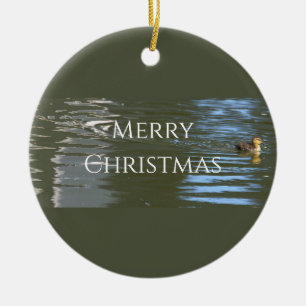 Baby Duck Christmas Ornament
