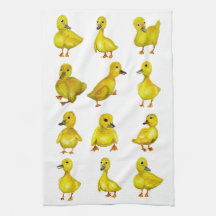Baby Duck Dishtowel