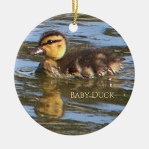 Baby Duck Foto Ornament