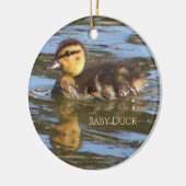 Baby Duck Foto Ornament (Links)